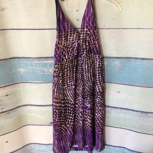 Becca purple halter tank top